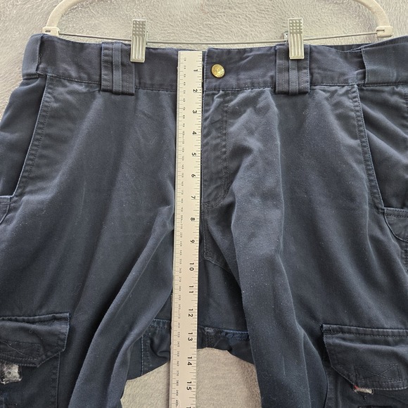5.11 Tactical Series Women Pants 16 Blue Cargo Logo Polyester Cotton Utility - Picture 6 of 10